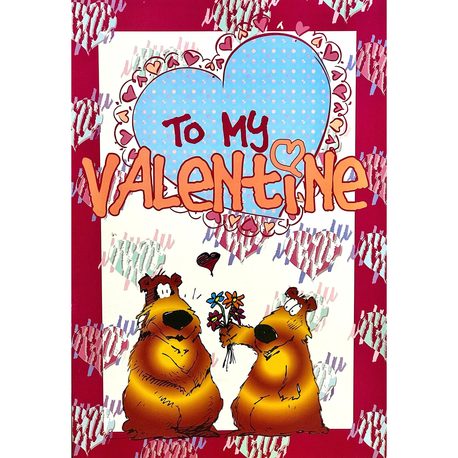 Jumbo Valentine's Day Greeting Cards with Envelope