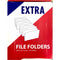Bassile Extra Insert Manila File Folders 24x30cm A4 - Box of 100