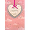 UK Greetings New Baby Girl Greeting Card 21x14 cm with Detachable Keepsake & Envelope