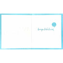 UK Greetings New Baby Boy Greeting Card 16x16 cm with Envelope