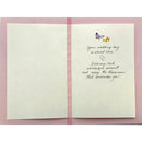 UK Greetings Wedding Shower Greeting Card 21x14 cm with Ribbon & Envelope