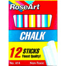 Rose Art Colored Chalk - Pack of 12