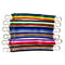 Vintage Multi-Coloured Book Straps - Pack of 4 Assorted