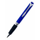 Vintage Quill Pen Metallic Royal Blue Wide CT with Grip Ballpoint Pen