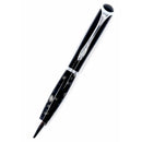 Vintage Quill Pen Gloss Black Wide CT with Mosaic Ballpoint Pen