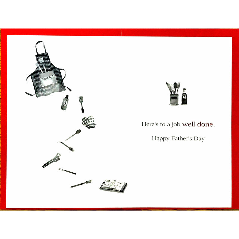 UK Greetings Father's Day Greeting Card 20x13 cm with Envelope