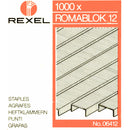 Vintage Rexel Staples 1000 x  Romablok 12