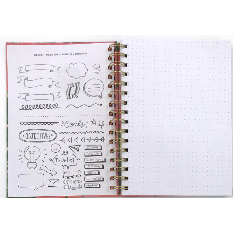 IG Design Group Spiral Bullet Journal Notebook 100 Sheet - A5