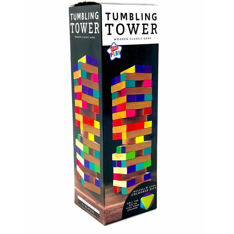 IG Design Group Tumbling Tower Wooden Classic Game