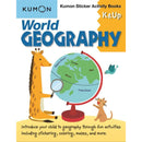 كتاب تعليمي للأطفال مع ملصقات كومون الجغرافيا مرحلة التمهيدي باللغة الإنجليزية
