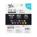 Mont Marte Felt Tip Coloring Markers - Set of 12