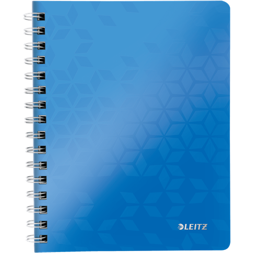 Leitz WOW Spiral Notebook  Lined 80 Sheets A4
