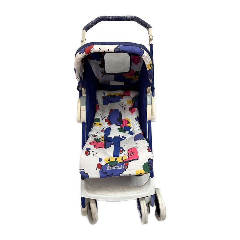 Multi coloured pram cheap