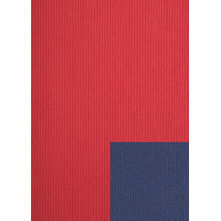 Jung Design Premium Double Sided Gift Wrap Paper 75 x 100 cm - Red/Blue
