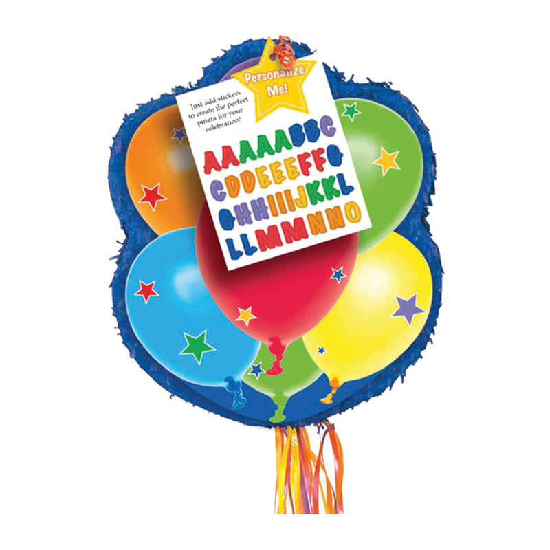 Amscan Party Piñata Happy Birthday with Sticker Letters