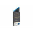 Parker Vector Fountain Pen & 5 Quink Ink Cartridges Blue