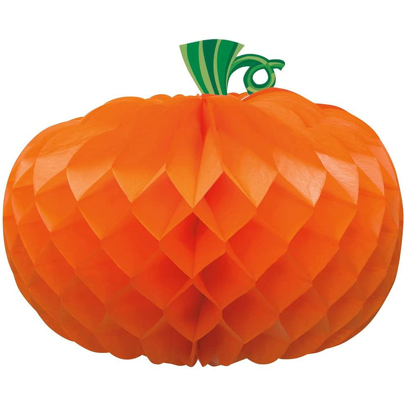 Unique Halloween Honeycomb Decoration - Pumpkin