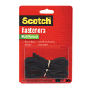 3M Scotch Black Multi-Purpose Velcro Strip Fasteners - 19mm x 45.7 cm