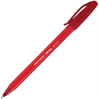 قلم حبر جاف مع غطاء خط متوسط ١،٠ ملم بيبرميت انك جوي 
