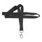 Eagle ID Badge Flat Lanyard with Metal Hook & Safety Clip - Black