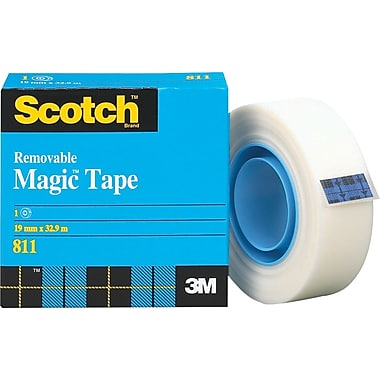 3M Scotch® Removable Tape 3/4" x 32.9m / Roll