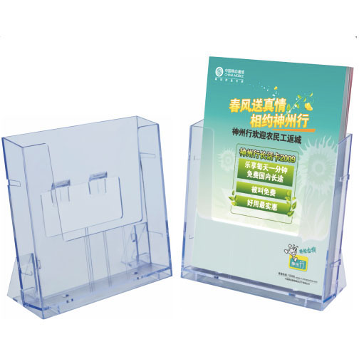 Kejea Transparent Acrylic Brochure Holder Full A4 Page