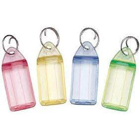 Abel Acrylic Key Tags Assorted Colors
