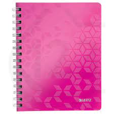 Leitz WOW A5 Spiral Notebook Lined 80 Sheets