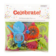 Unique Party Favors Assorted Noise Makers - Pack of 24