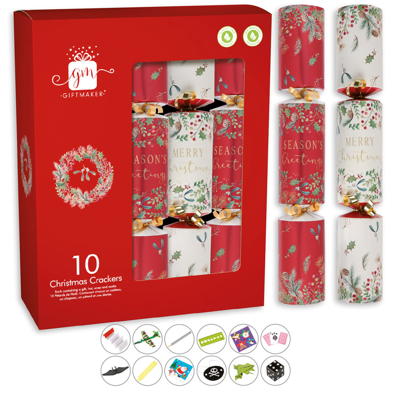 IG Design Christmas Crackers - Box of 8