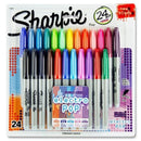 Sharpie Special Edition Electro Pop Fine Permanent Markers Set - Pack of 24