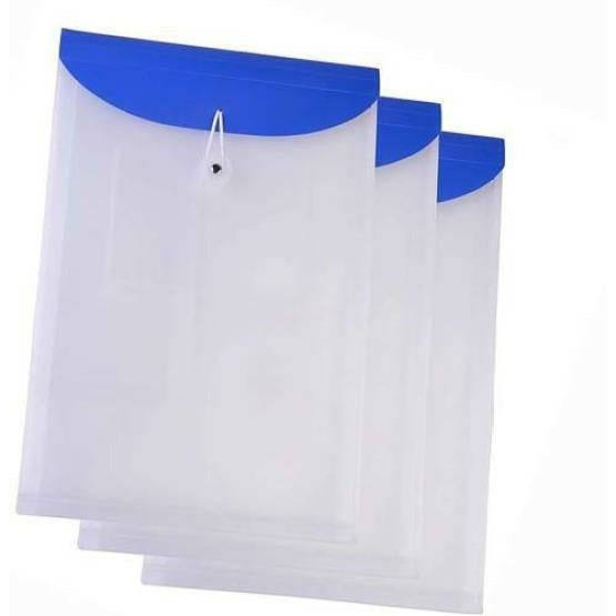 Bindermax Plastic Envelope with Elastic Closure A4