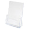 Usign Transparent Acrylic Brochure Stand 230x256x82 mm A4 - Pack of 2
