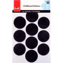 Plaid Black Chalkboard Stickers - Pack of 16