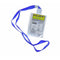 Kejea Vertical Badge Reel & ID Card Holder 105 x 74 mm - Blue Lanyard