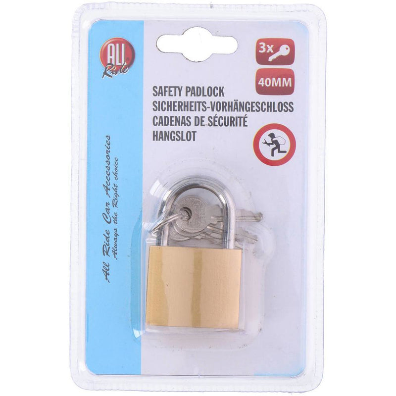 All Ride Safety Padlock with 3 Keys