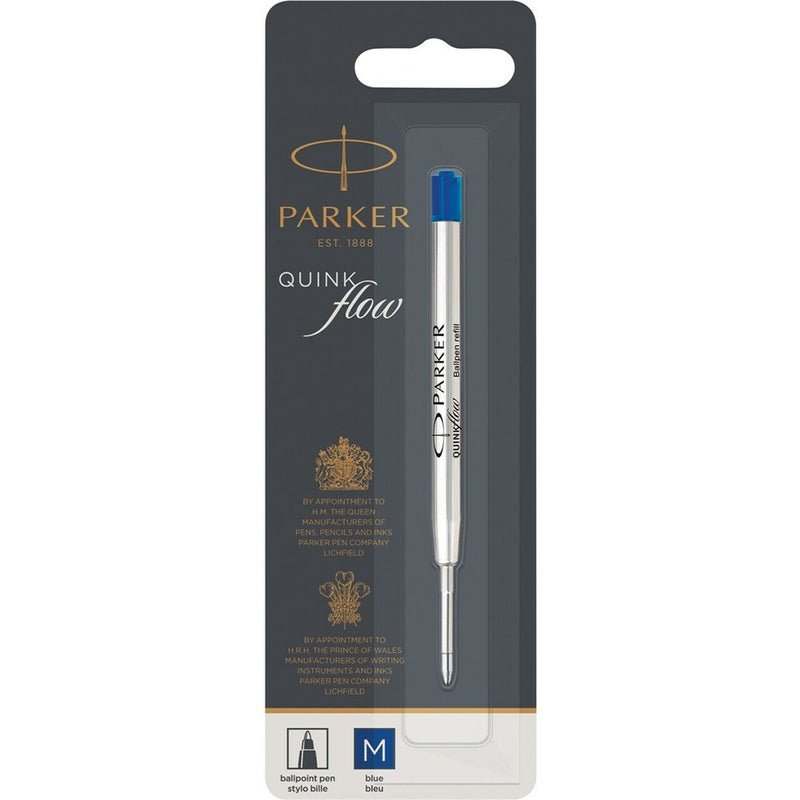 Parker Quink Flow Ballpoint Pen Medium Tip Refill