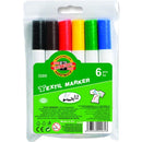 KOH-I-NOOR Fabric & Textile Markers - Set of 6