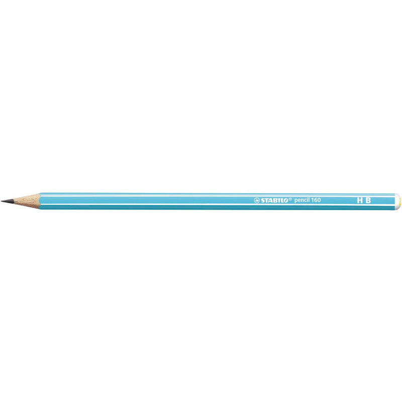 Graphite pencil STABILO pencil 160 - pack of 10, HB + eraser