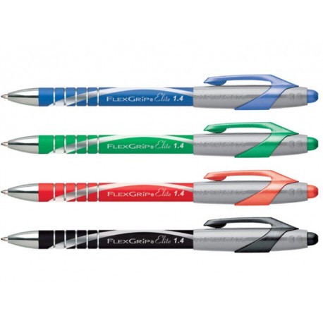 Paper Mate FlexGrip Elite 1.4mm Retractable Ballpoint Pen - Pack of 1