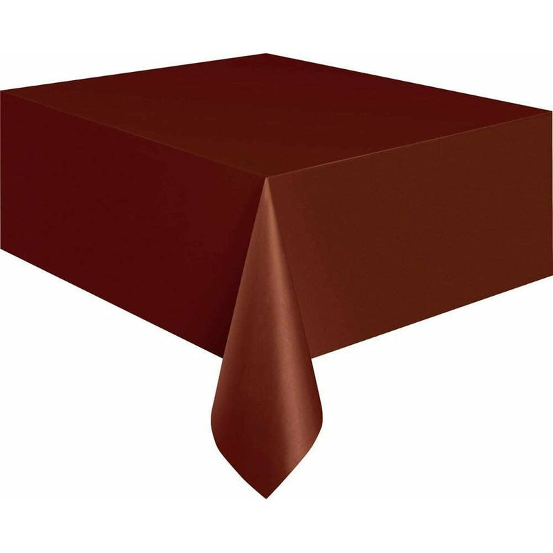 Unique Plastic Table Covers Solid Colors 1.37 X 2.74m - Rectangular