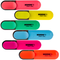 Kores Bright Liners Plus Intense Neon Color Highlighters - Set of 6