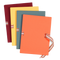 A4  حافظة كانفاس مع حزام  للكتالوجات ١٢٥٠ ورقة مجموعة من ٤ ملونة 