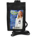Bindermax ID Neck Pouch 65x90 mm with Adjustable Neck Cord & Zipper