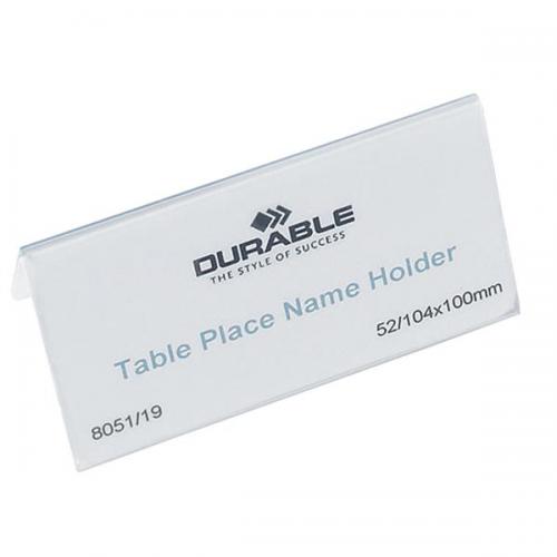 Durable Conference Table ID Tents -Double Side