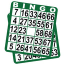 Bingo Cards Reusable 14x12 cm - Pack of 24
