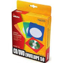 مغلفات ورقية ملونة بشباك للأقراص المدمجة سعة ٥٠
CD/DVD
