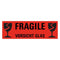Zweckform Attention Fragile Labels 119x38 mm - Pack of 10