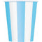 Unique Party Stripe 355ml Cups - Pack of 6