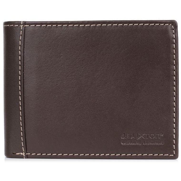 Buxton Genuine Leather Convertible Thinfold Wallet - Brown